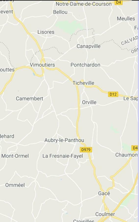 La Petite Maison Normande Ticheville Exteriér fotografie